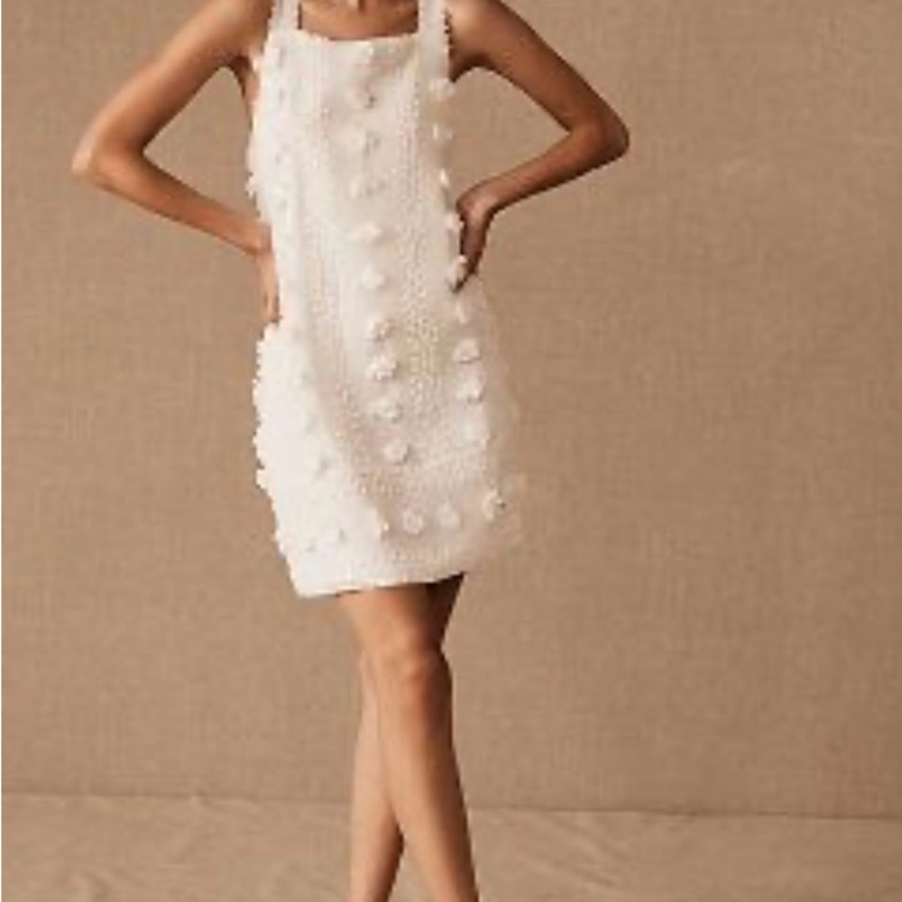Sunday in Brooklyn White Textured Cocktail Dress